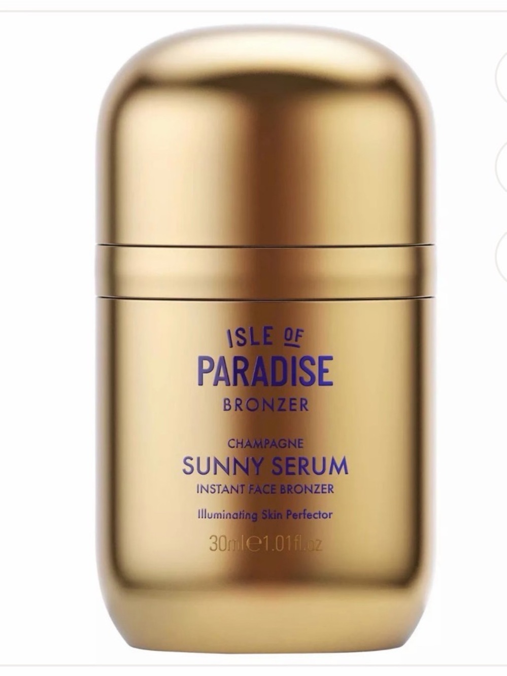 Isle of Paradise Bronzer Sunny Seurm in Champagne
